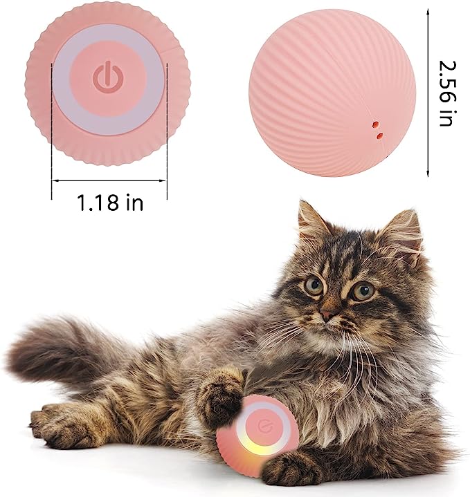 Tropika - Pelota Para Gatos Inteligente - Rosada