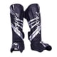 thumbnail image 5 of Espinilleras Kickboxing Adultos Espinilleras Empeine Almohadillas Para Deportes Sparring Grappling M Plata Negro, 5 of 5