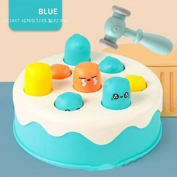 Cake Whack-a-Mole Game Console Children's Toys Infant And Toddler Developmental Puzzle 1-3 Years Early Education Baby
