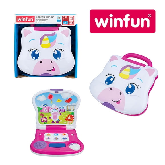 Laptop Unicornio Infantil Winfun con Letras y Números