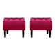 thumbnail image 1 of Set Pouf Wood 1c Felpa 00 Burdeo, 1 of 5