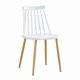 thumbnail image 2 of Comedor madera vema con sillas windsor retro blanco, 2 of 2