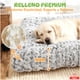 thumbnail image 4 of Cama Antiestrés Lavable Para Perros Gatos Extra Grande 120x75x10cm Color Gris, 4 of 9