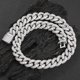 thumbnail image 4 of Cadenas Cubanas Sólidas Gruesas de 16-24 Pulgadas para Hombre Grande, Cadena de Eslabones Cubanos de Hip Hop Extra Brillante para Hombre, Ancho 21 Mm Collar de Eslabones Cubanos Miami Iced Out -, 4 of 6