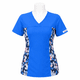 thumbnail image 1 of Delantal Mujer tela elasticada C/aplic. estampada al costado. Azul Rey - Art. LQ-5, 1 of 3