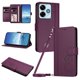 thumbnail image 1 of Funda Cartera Trébol para Xiaomi Poco M6 4G con Ranuras Tarjetas y Carga Inalámbrica Violeta, 1 of 6
