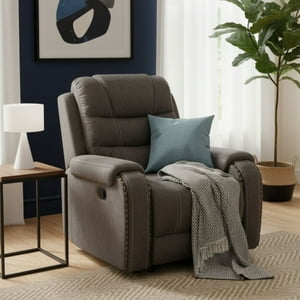 Daniels - Berger Reclinable Y Mecedor Gris Moderno Verona 6035Chgr