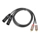 thumbnail image 1 of Cable Audio 2 Xlr Plug M A 2 Rca Profesional Djs 1,5, 1 of 2