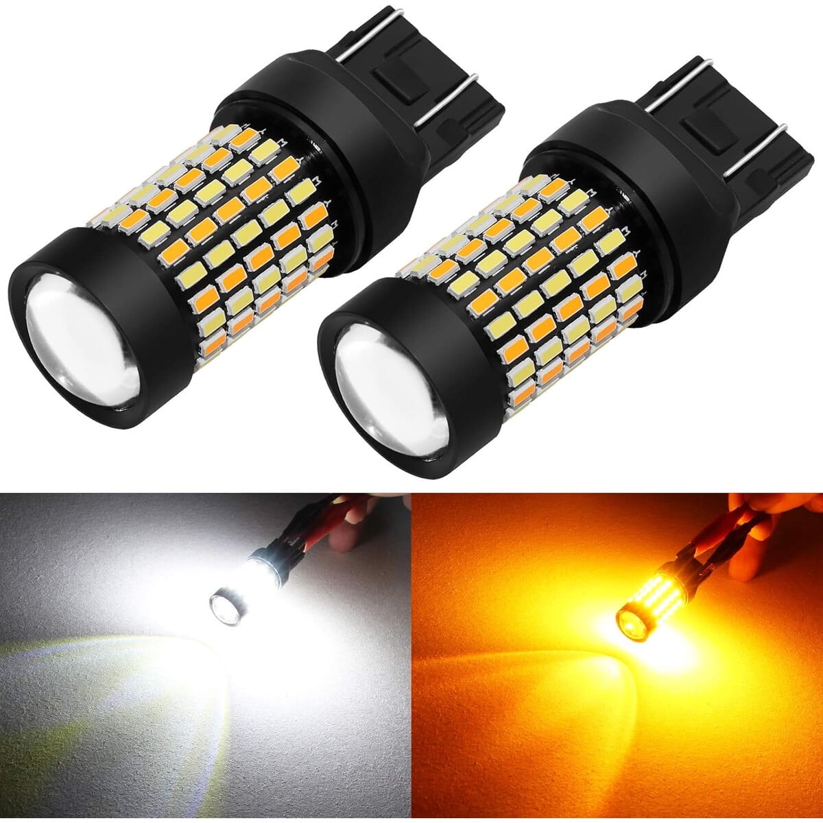 Ampolleta Led Phinlion 7443 Doble Color Blanco Ámbar