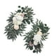 thumbnail image 3 of Juego De Flores Artificiales Para Arco De Boda, Paquete De 2 Para Recepción En La Pared, Color Blanco, 3 of 3