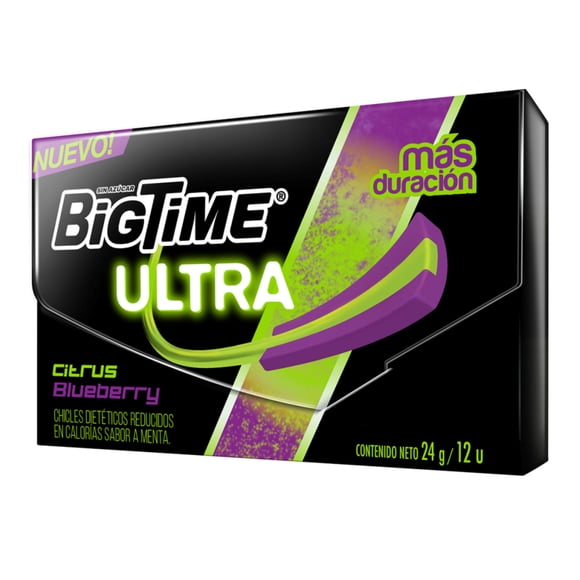 Chicle Ultra Citrus Blueberry Doble Capa 12x26 4g