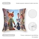 thumbnail image 5 of Zootopia Fundas de almohada de terciopelo con tema, regalos de funda de almohada, decoración para el hogar, cojín de lanzar, regalo de cumpleaños para fans y parejas. 45cm x 45cm., 5 of 6