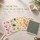 thumbnail image 2 of KIBAGA Beautiful Swedish Dishcloths for Kitchen Set of 5, 2 of 3