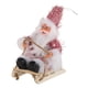 thumbnail image 4 of Colgante De árbol De Navidad, Trineo, Mu?eco De Papá Noel Para Festival De Invierno Al Aire Libre, Sombrero De Lentejuelas Rosa, 4 of 5