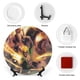 thumbnail image 3 of Ojos de Wakanda Plato decorativo de porcelana fina (bone china), plato decorativo de cerámica para hogar, oficina, soporte de pared, platos decorativos para dormitorio - 6 pulgadas (15 cm), 3 of 6