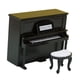 thumbnail image 2 of Casa De Muñecas Adornos De Piano Muebles Accesorios De Jardín De Hadas Escena De Vida 1:12 Negro, 2 of 5