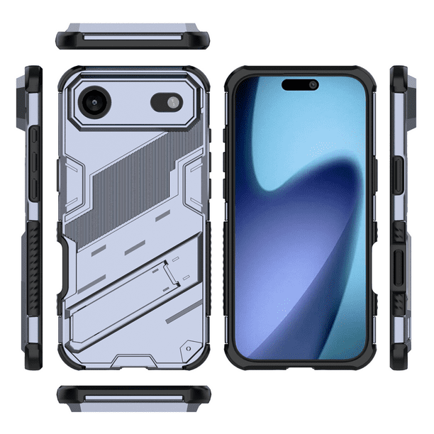Funda GANGXUN Antigolpes para iPhone 17 Air con Soporte Invisible, Antihuellas y Protección Completa