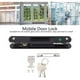 thumbnail image 4 of Cerradura de gancho para puerta y ventana, cerradura de gancho para puerta corredera, cerradura de gancho móvil, cerradura moderna de una sola cara y doble cara para casa, hotel, apartamento, oficina., 4 of 5