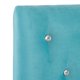 thumbnail image 3 of Respaldo Cama Diamond 1.5 Plaza Felpa Turquesa, 3 of 4