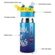 thumbnail image 3 of Mi bella genio Botella de Agua con Tapa Pop Top de Un Toque, Acero Inoxidable, a Prueba de Fugas, para Deportes, Botella Infantil azul 12 oz, 3 of 6