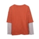 thumbnail image 2 of Polera Niño Doble Manga Estampado Montaña Naranjo, 2 of 3