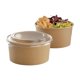 thumbnail image 1 of Bowl envase recipiente kraft con tapa pet 1000ml 100u, 1 of 3