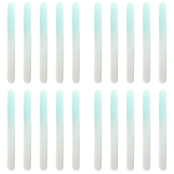20 limas de cristal para uñas de bebé, minikit de manicura, pulido de uñas, suministros para el cuidado de las uñas.