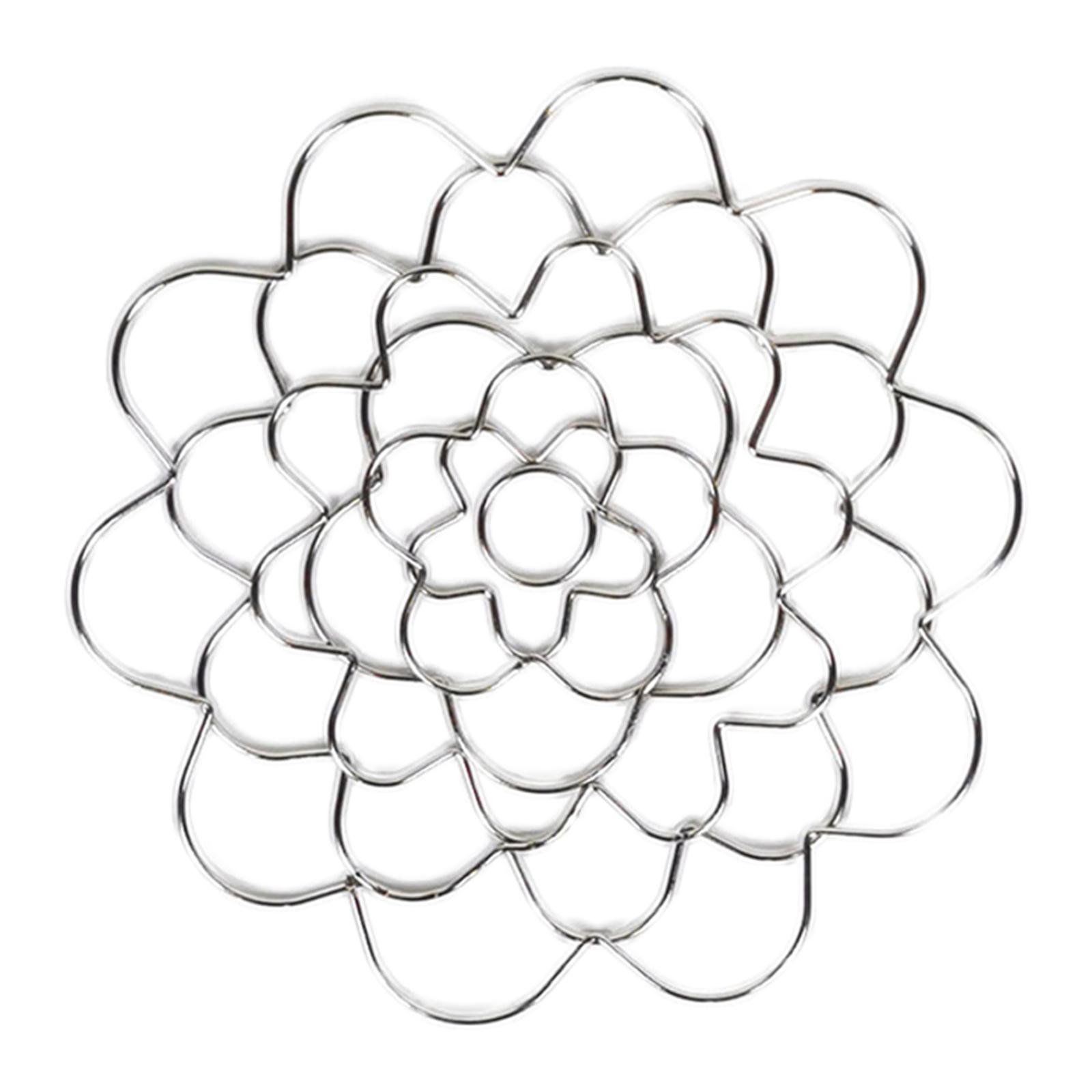 Bothyi - Soporte Para Arreglos Florales, Tapa De Flores De Acero Inoxidable Para Fijación De Plantas