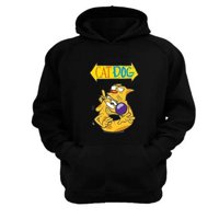 Genérico - Polerón Canguro Cat Dog Negro Talla M Unisex