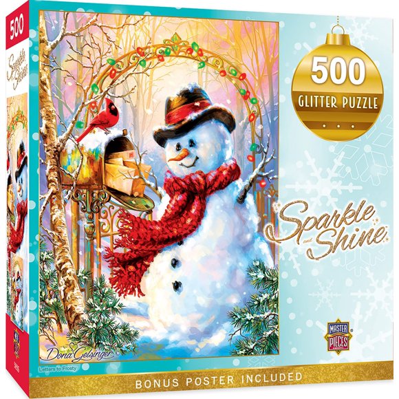 Rompecabezas Masterpieces Letters To Frosty, 500 piezas