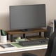 thumbnail image 1 of Soporte para monitor Furinno TURN-N-TUBE de 23,6 pulgadas, color pino ámbar, 1 of 6
