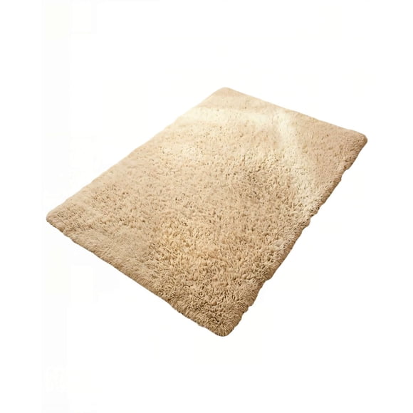 Alfombra Peluda 180x200 Color Beige 2