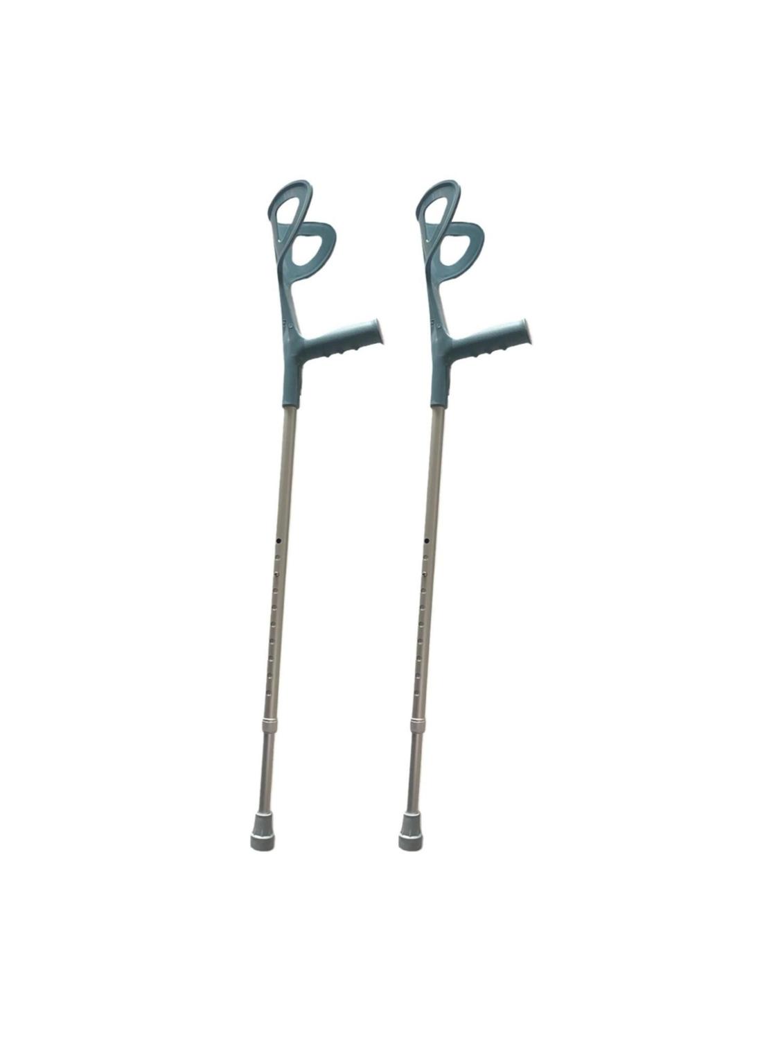 Maxcare - Pack 2 Bastón Muleta Ortopédica Codera Fija