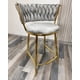 thumbnail image 2 of Pack 2 Silla De Bar Queen 66cm Fijo - Gris, 2 of 3