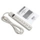 thumbnail image 5 of Protector contra sobretensiones Power Strip Tripp Lite, cable de 7 salidas y 6 pies, 5 of 8