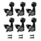 thumbnail image 2 of 6x Clavijas De Afinación De Guitarra Clavijas De Cuerda Selladas Para Guitarras Clásicas Guitarra Eléctrica Negro 6L, 2 of 5