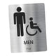 thumbnail image 5 of Placa De Letrero De Baño, Letrero De Baño Moderno Para Hombres Y Mujeres, Estilo De Baño De Negocios A, 5 of 5