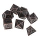 thumbnail image 1 of 7x Dados De Metal Poliédricos Para Dragon Pathfinder RPG Juegos De Mesa Bronce Rojo-B, 1 of 5