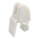 thumbnail image 2 of Clips De Guardabarros De Pontón, Ganchos De Guardabarros De Riel Cuadrado De Amarre De Nailon Para Exteriores, Blanco, 2 of 5