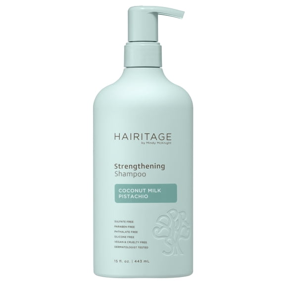 Shampoo Fortificante Hairitage Leche de Coco Pistacho 443 ml