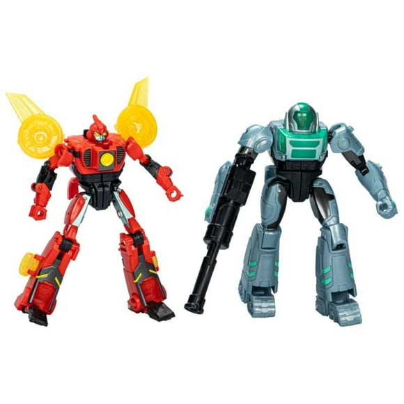 Figura de Acción Transformers EarthSpark Cyber Combiner Terran Twitch y Robby Malto