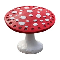 Ioensy - Organizador De Aretes De Setas, Adorno De Escritorio Para Mujeres Y Niñas, Color Rojo