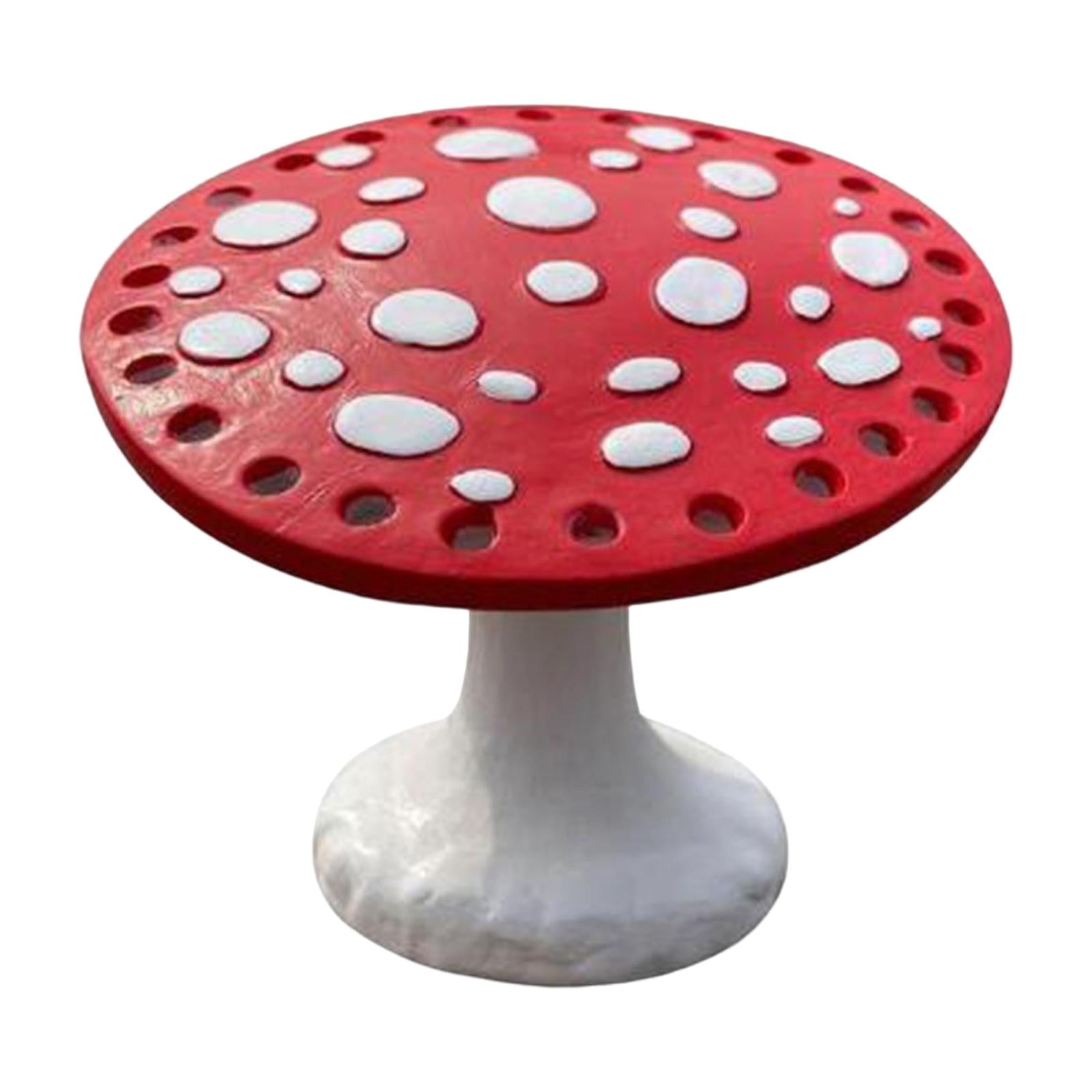 Ioensy - Organizador De Aretes De Setas, Adorno De Escritorio Para Mujeres Y Niñas, Color Rojo