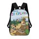 thumbnail image 1 of El Show de Oso Yogi-theme Backpack, Campus style schoolbag Bookbag with Adjustable Shoulder Straps And Large Zip Compartment, Unisex Travel Bags., 1 of 6