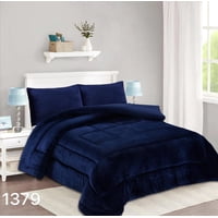 Genérico - Cobertor Chiporro King - Azul Marino M1379