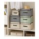 thumbnail image 2 of 4 Unidades Cajas Organizadoras Belug  De Tela Plegables Con Tapas gris, 2 of 4