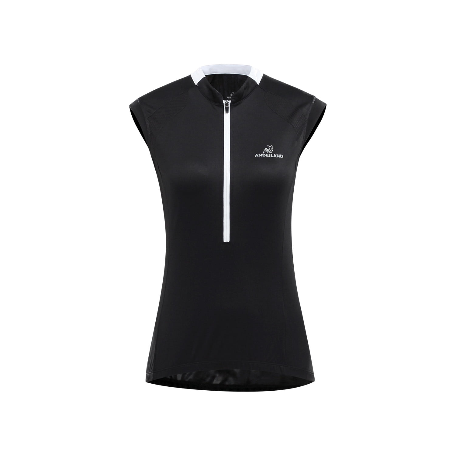 Andesland - Camiseta Sudadera Ciclista Medio Cierre Mujer