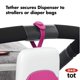thumbnail image 4 of Dispensador de Toallitas OXO Tot Portátil con Correa Rosa, 4 of 7
