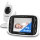 thumbnail image 1 of Monitor de vídeo para bebés HelloBaby HB32 con cámara, audio y pantalla LCD de 3,2 pulgadas, 1 of 9
