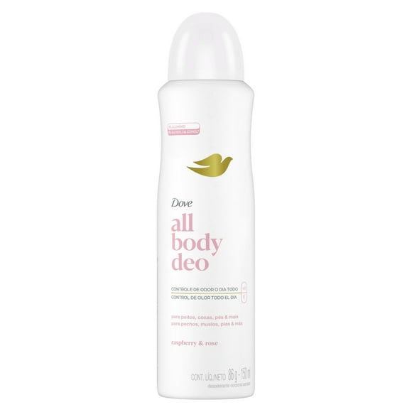 Desodorante Aerosol Dove All Body Raspberry Mujer, 150 ml